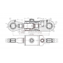 SIŁOWNIK HYDRAULICZNY CYLINDER SKOK 400 MOCNY